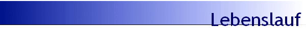 Lebenslauf